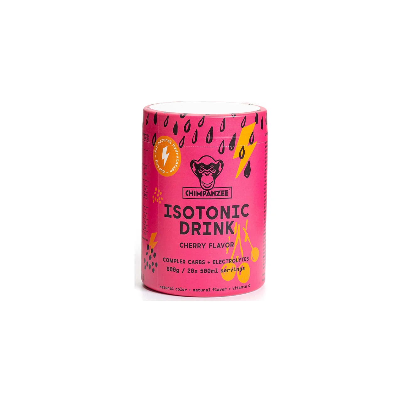 Chimpanzee Isotonic Drink Cherry 600g 4 Chimpanzee Isotonic Drink Cherry 600g - Billede 2