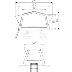 Dometic Inflatable Roof Tent TRT 140 AIR 21 Dometic Inflatable Roof Tent TRT 140 AIR -Salomon shop dometic inflatable roof tent trt 140 air ore 8
