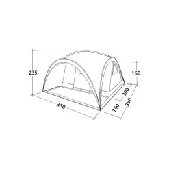Easy Camp Camp Shelter -Salomon shop easy camp camp shelter granite grey 4