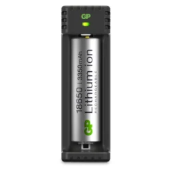 GP Batterier GP-Battery Li-ion 1 Slot Charger -Salomon shop gp batterier gp battery li ion 1 slot charger black silver 1