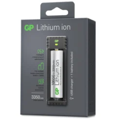 GP Batterier GP-Battery Li-ion 1 Slot Charger -Salomon shop gp batterier gp battery li ion 1 slot charger black silver 2