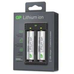 GP Batterier GP-Battery Li-ion 2 Slot Charger 9 GP Batterier GP-Battery Li-ion 2 Slot Charger -Salomon shop gp batterier gp battery li ion 2 slot charger black silver 2