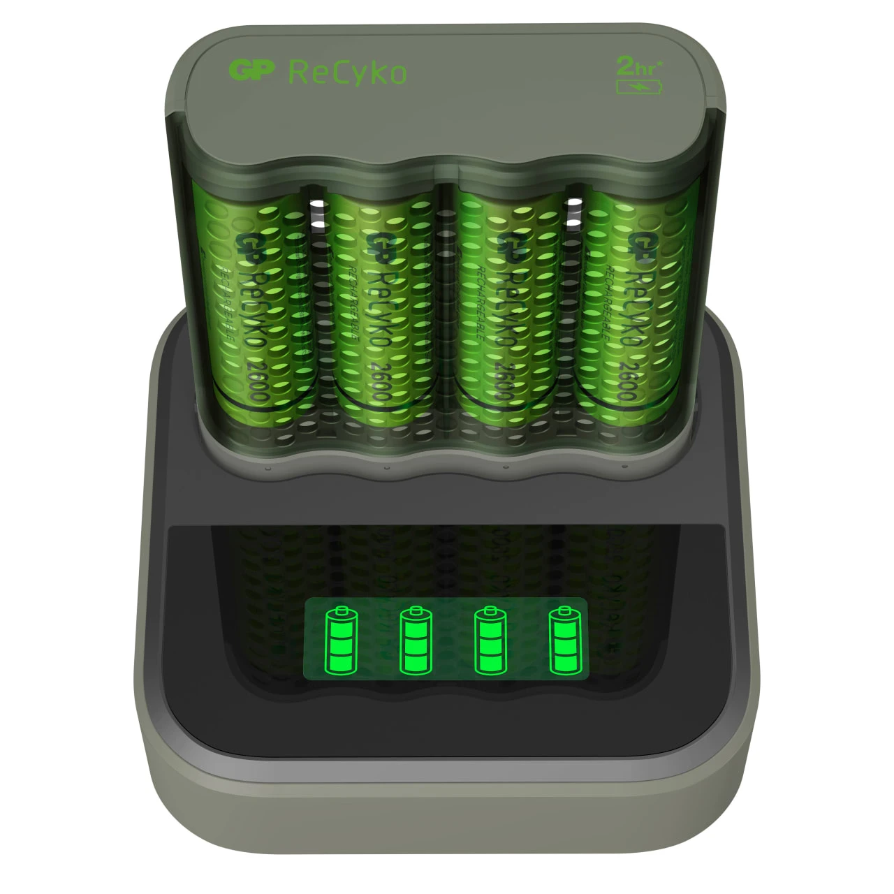 GP Batterier GP ReCyko Speed Charger M4D45/270HC 4 GP Batterier GP ReCyko Speed Charger M4D45/270HC - Billede 2