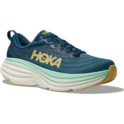 Hoka Men's Bondi 8 -Salomon shop hoka men s bondi 8 midnight ocean bluesteel 13