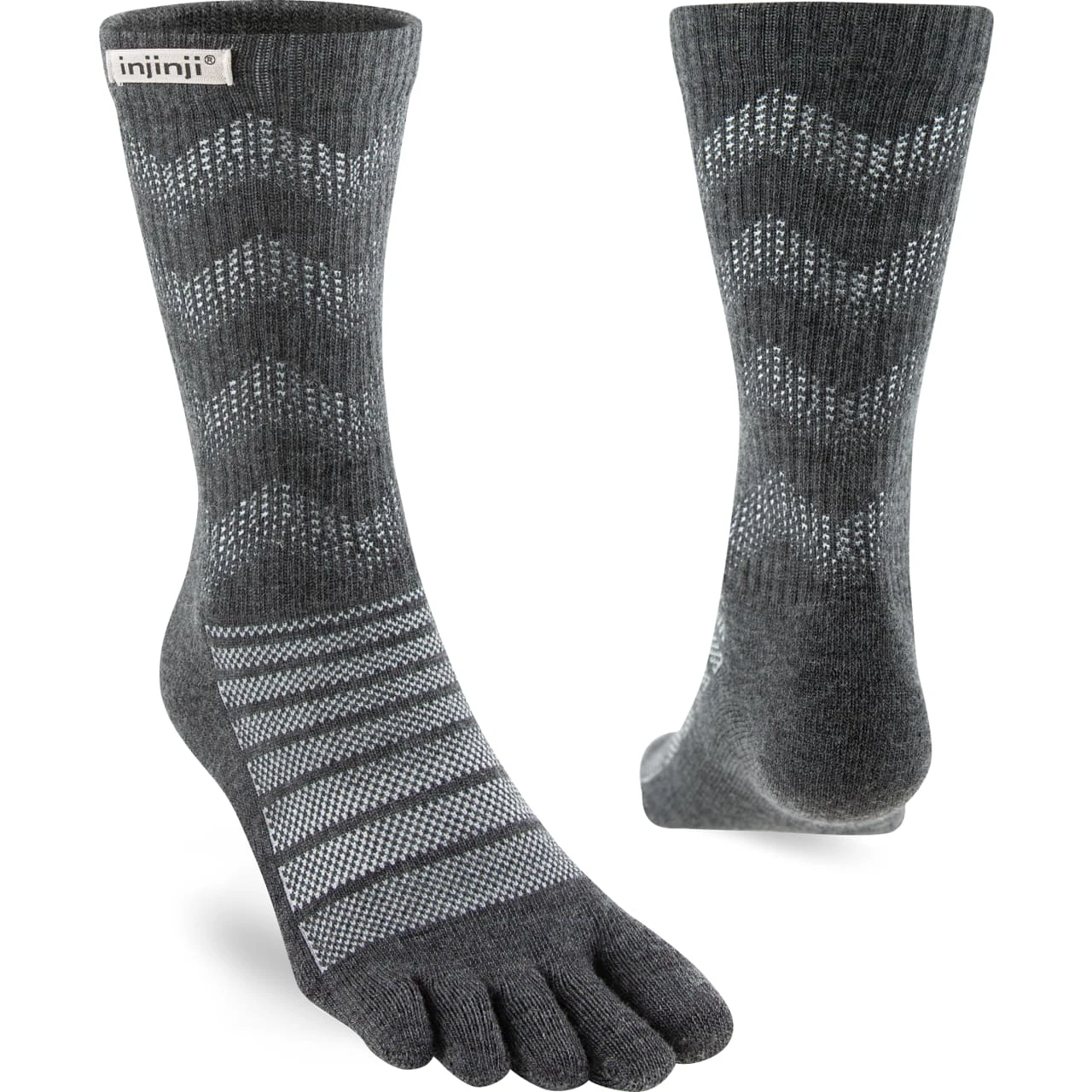 Injinji Men's Outdoor Midweight Crew Wool 3 Injinji Men's Outdoor Midweight Crew Wool