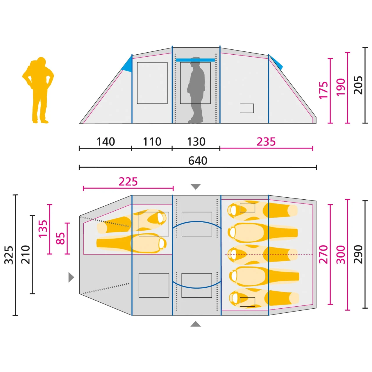 Jack Wolfskin Travel Lodge RT 5 Jack Wolfskin Travel Lodge RT - Billede 3