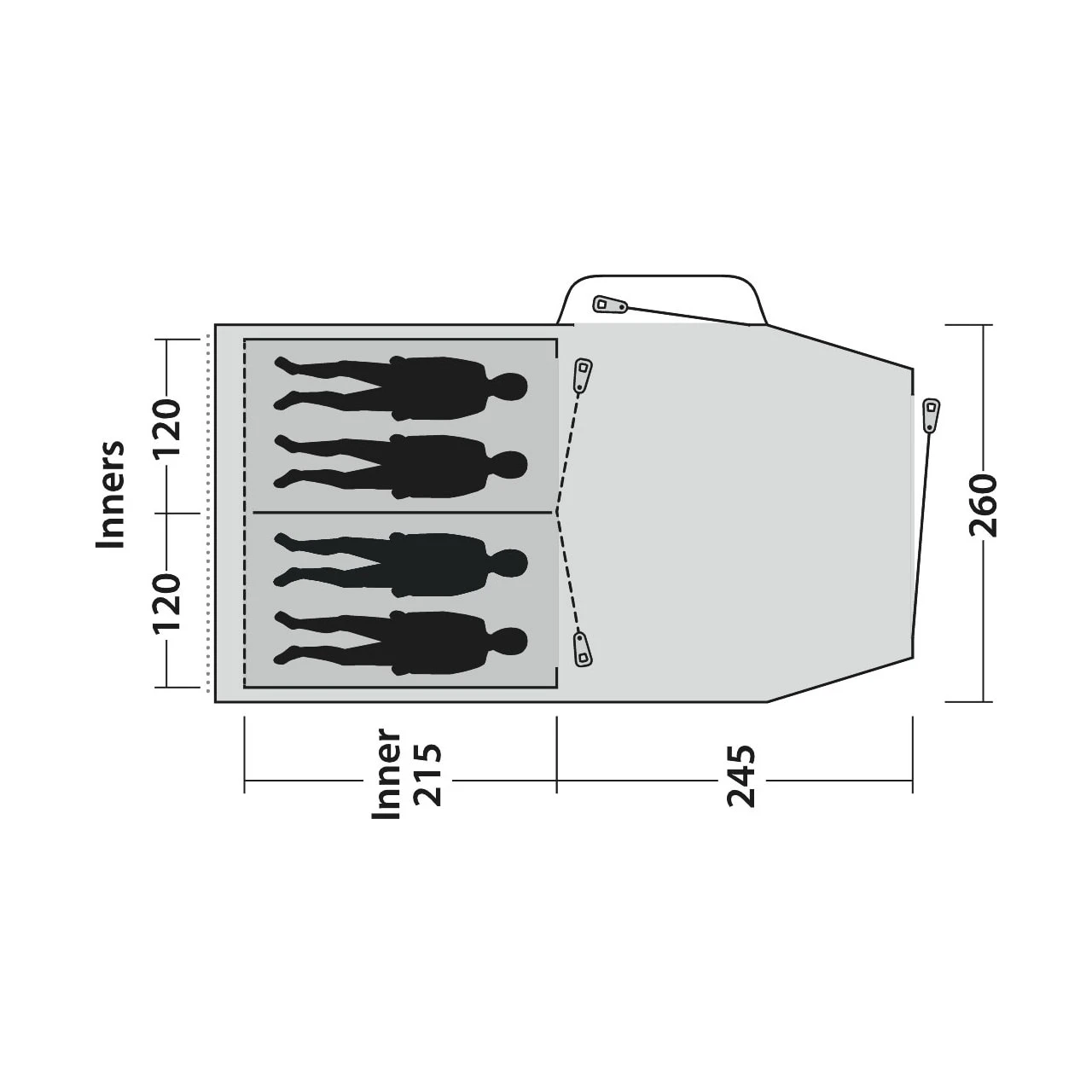 Outwell Springwood 4SG 6 Outwell Springwood 4SG - Billede 4