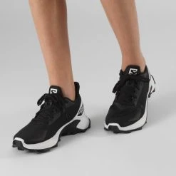 Salomon Juniors' Alphacross Blast -Salomon shop salomon junior alphacross blast black white black 4