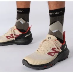 Salomon Men's Outpulse GORE-TEX -Salomon shop salomon men s outpulse gore tex bleached sand black poppy red 5