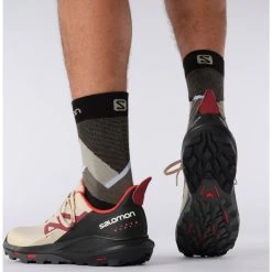 Salomon Men's Outpulse GORE-TEX -Salomon shop salomon men s outpulse gore tex bleached sand black poppy red 6