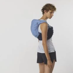 Salomon Women's Adv Skin 12 With Flasks -Salomon shop salomon women s adv skin 12 with flasks english manor black iris 1