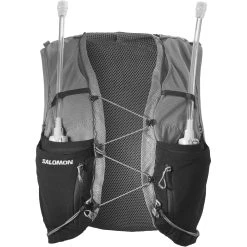 Salomon Women's Adv Skin 12 With Flasks -Salomon shop salomon women s adv skin 12 with flasks quiet shade black 2