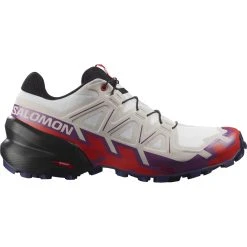 Salomon Women's Speedcross 6 -Salomon shop salomon women s speedcross 6 white sparkling grape fiery red 1